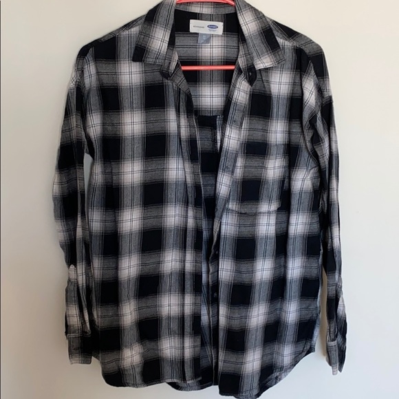 Old Navy Tops - Boyfriend Fit Plaid Top